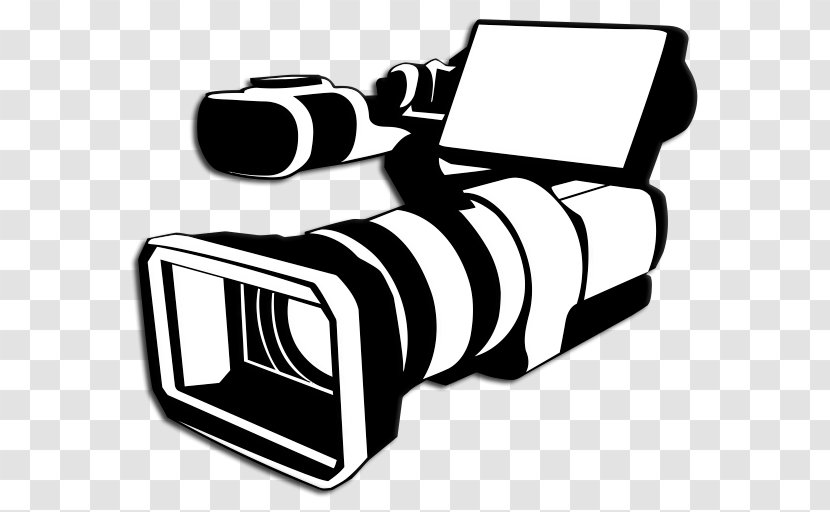 Photographic Film Video Cameras Clip Art Professional Camera - Rectangle Transparent PNG