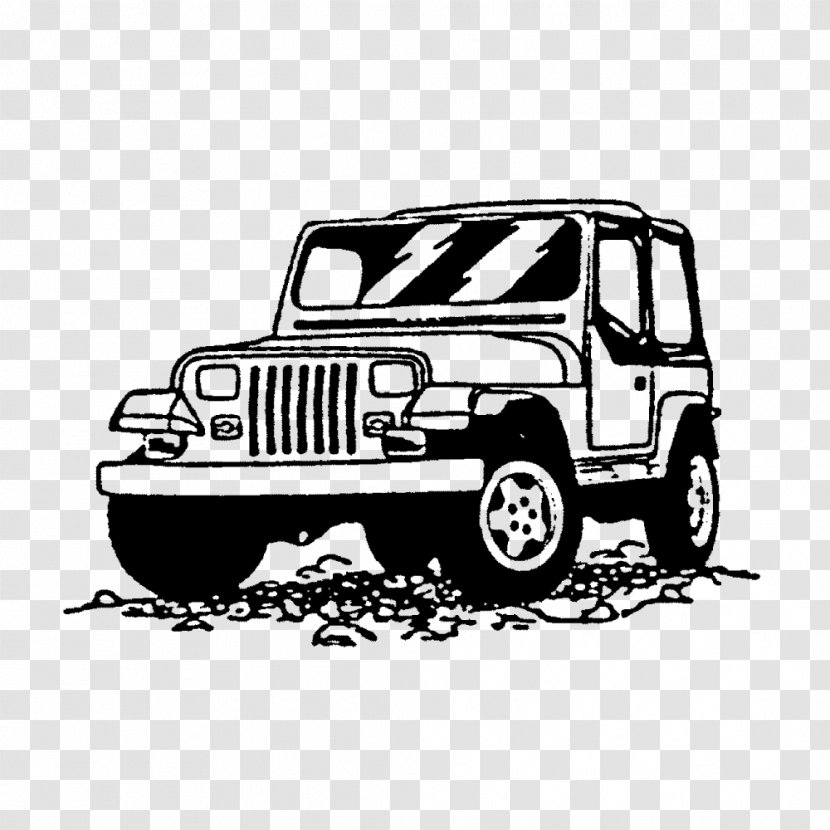 Jeep Wrangler Car Rubber Stamp Ball Joint Transparent PNG