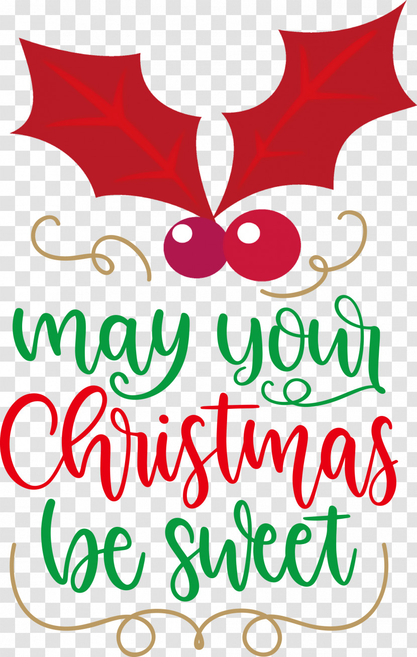 May Your Christmas Be Sweet Christmas Wishes Transparent PNG