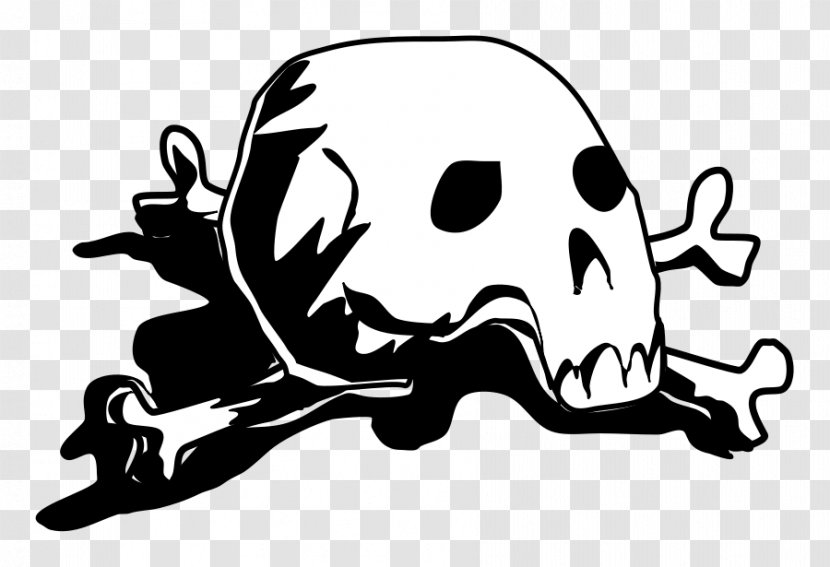 Skull And Bones Crossbones Clip Art - Frame - Pictures Transparent PNG