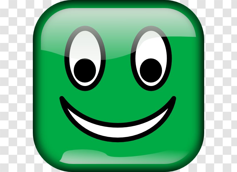 Smiley Emoticon Square Favicon Clip Art - Frog - Green Face Transparent PNG