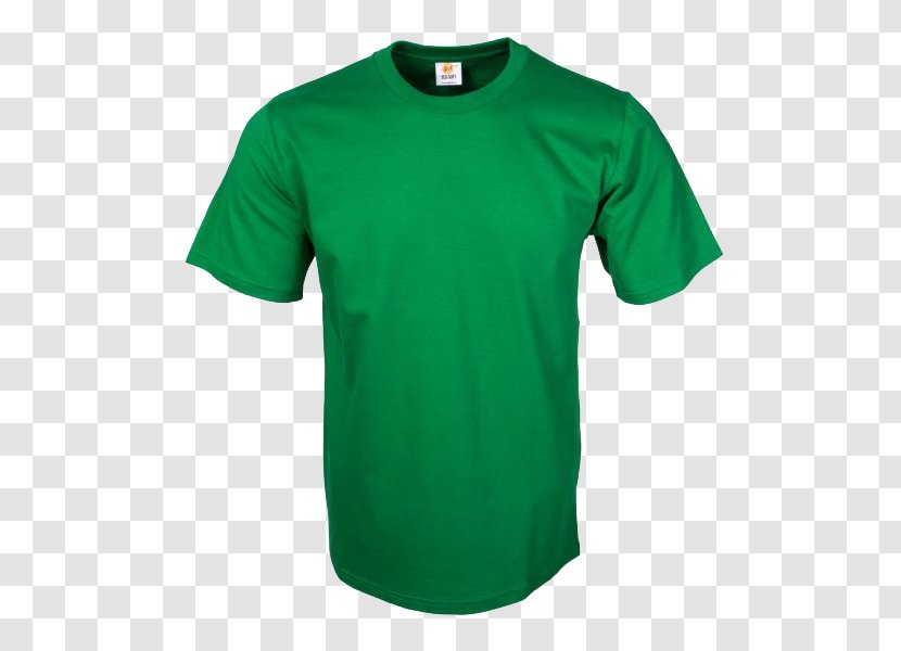 T-shirt Sleeve Green Cotton - Kaos Polos Transparent PNG