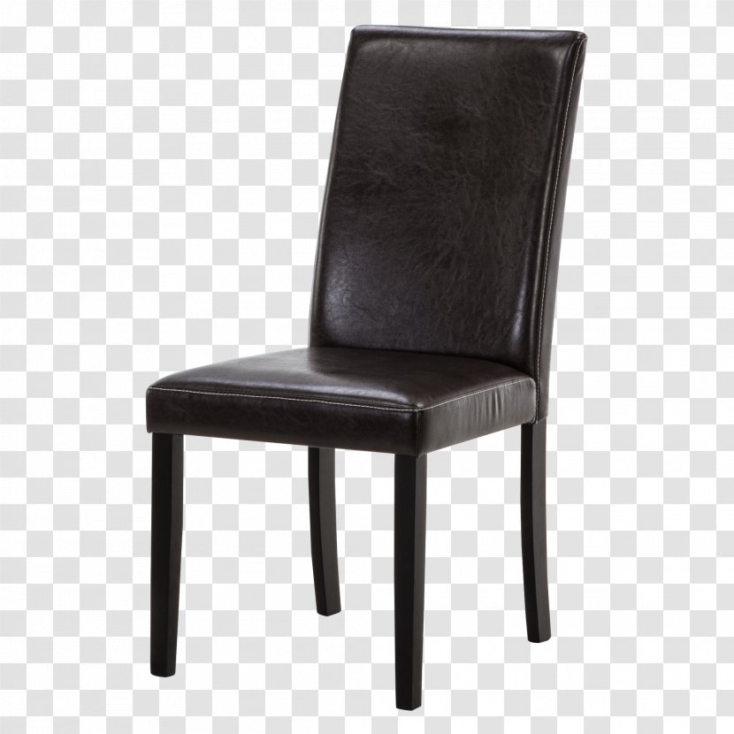 Table Dining Room Chair Furniture Upholstery - Leather Transparent PNG