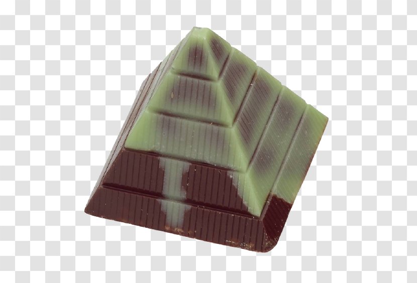 Chocolate Bar Praline White Pyramid - Mint Green Transparent PNG