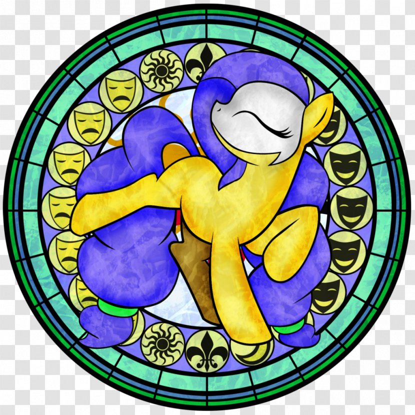 Applejack Fluttershy Annuit Cœptis Pinkie Pie Rarity - Window - Stain Glass Transparent PNG