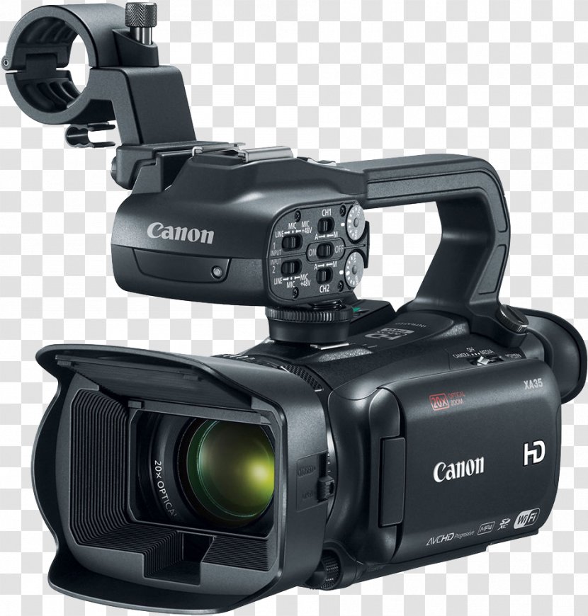 Video Cameras Canon DIGIC Professional Camera - Zoom Lens Transparent PNG