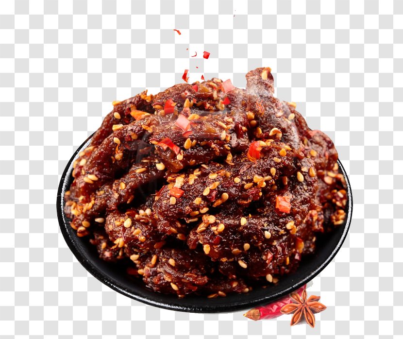 Bakkwa Beef Jerky Food Taobao - Meat - Spicy Transparent PNG