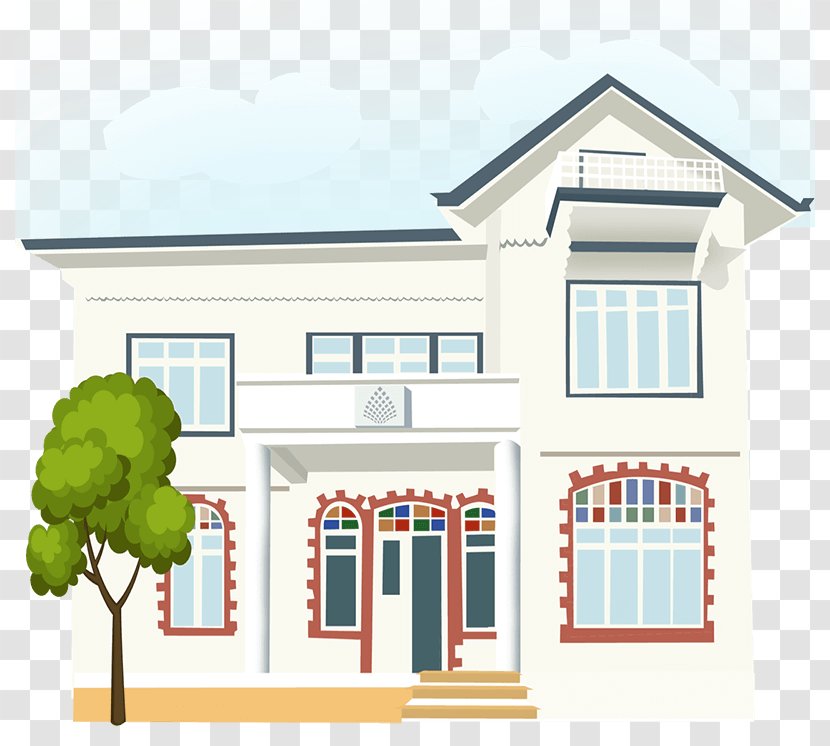 Window Property House Facade Estate - Real Transparent PNG