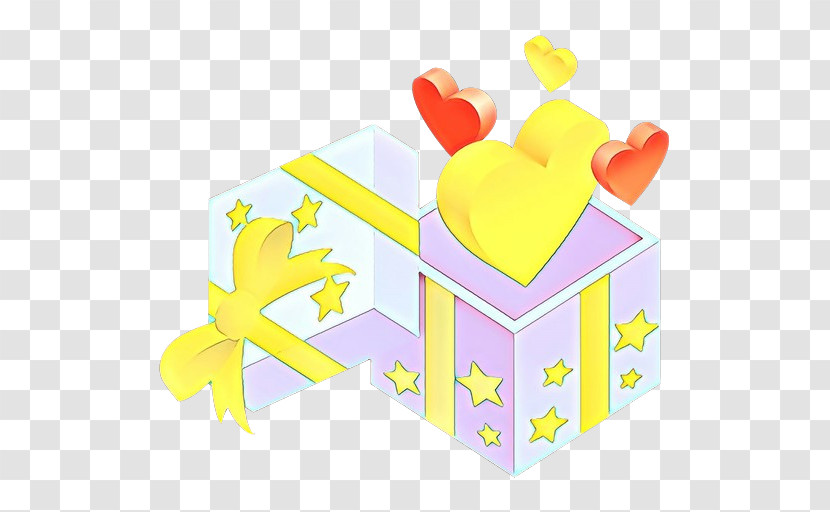 Yellow Heart Hand Gesture Love Transparent PNG