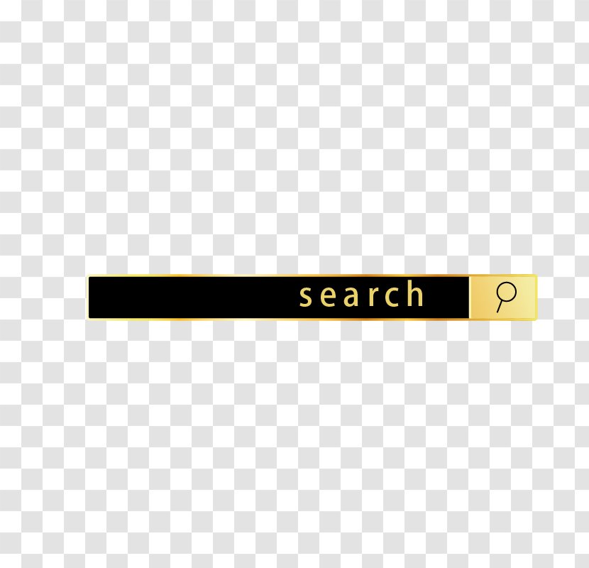 Brand Yellow Pattern - Rectangle - Gold Search Box Transparent PNG