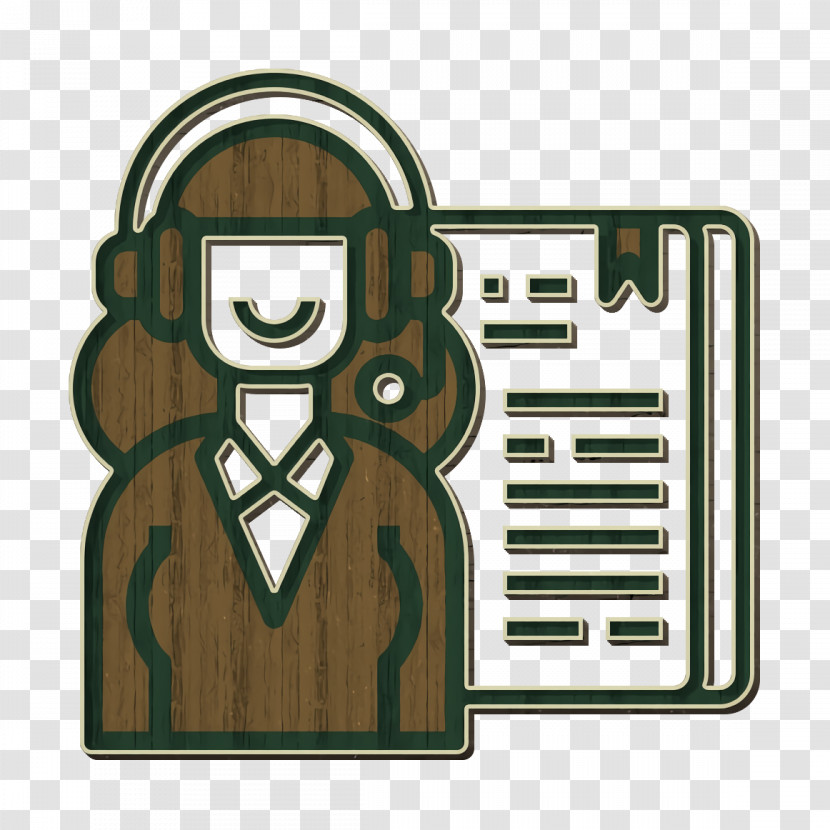 Business And Finance Icon Management Icon Receptionist Icon Transparent PNG