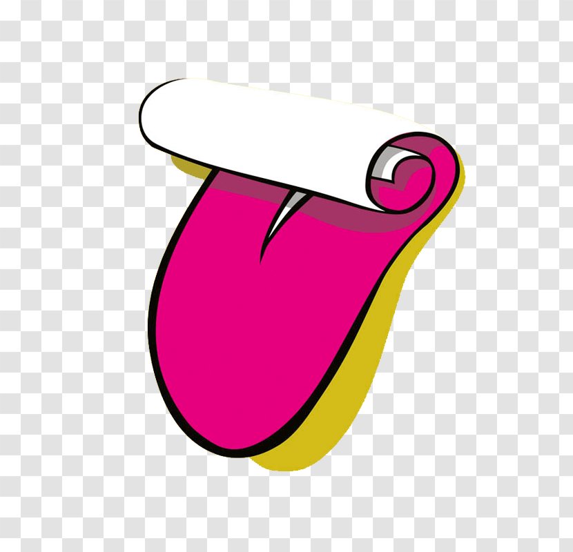 Text Clip Art - Logo - Cartoon Big Tongue Transparent PNG