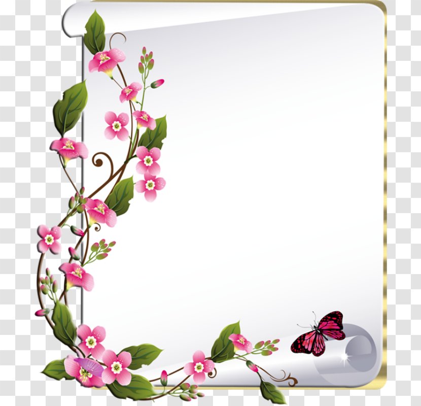 Picture Frames Floral Design - Branch - God Transparent PNG