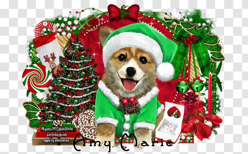 Dog Breed Puppy Love Christmas Ornament - Carnivoran Transparent PNG