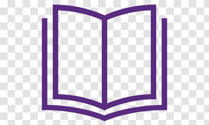 Library Cartoon - Book - Violet Purple Transparent PNG