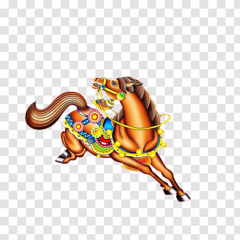 Horse Download Chinese New Year Animation - Recreation - Cartoon Transparent PNG