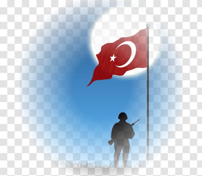 Flag Of Turkey Soldier Military Personnel Erbaş Transparent PNG