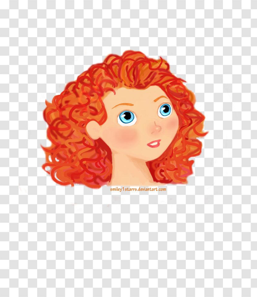 Drawing Line Art DeviantArt November 24 Character - Orange - Merida Transparent PNG