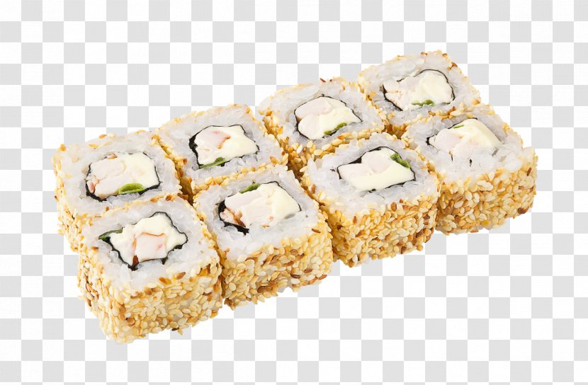 California Roll Sushi Makizushi Tempura Japanese Cuisine - Asian Food Transparent PNG