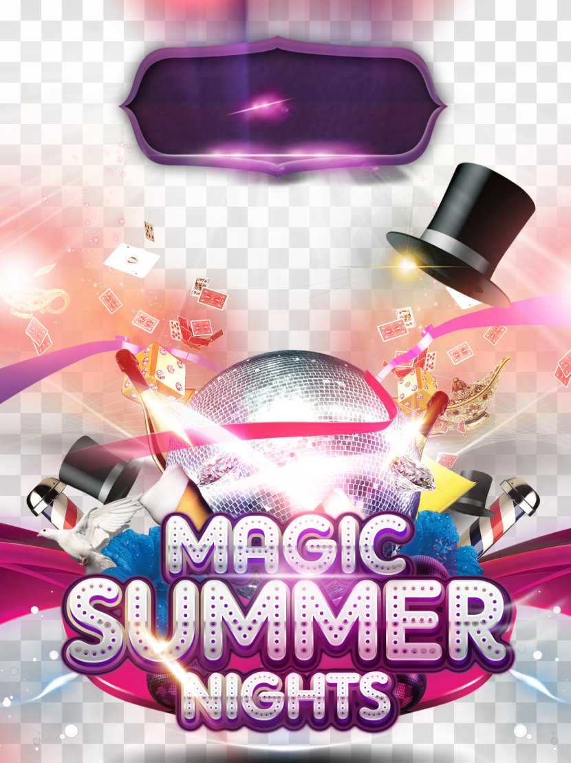 Performance Poster Magic - Entertainment - Colorful Ballroom Transparent PNG