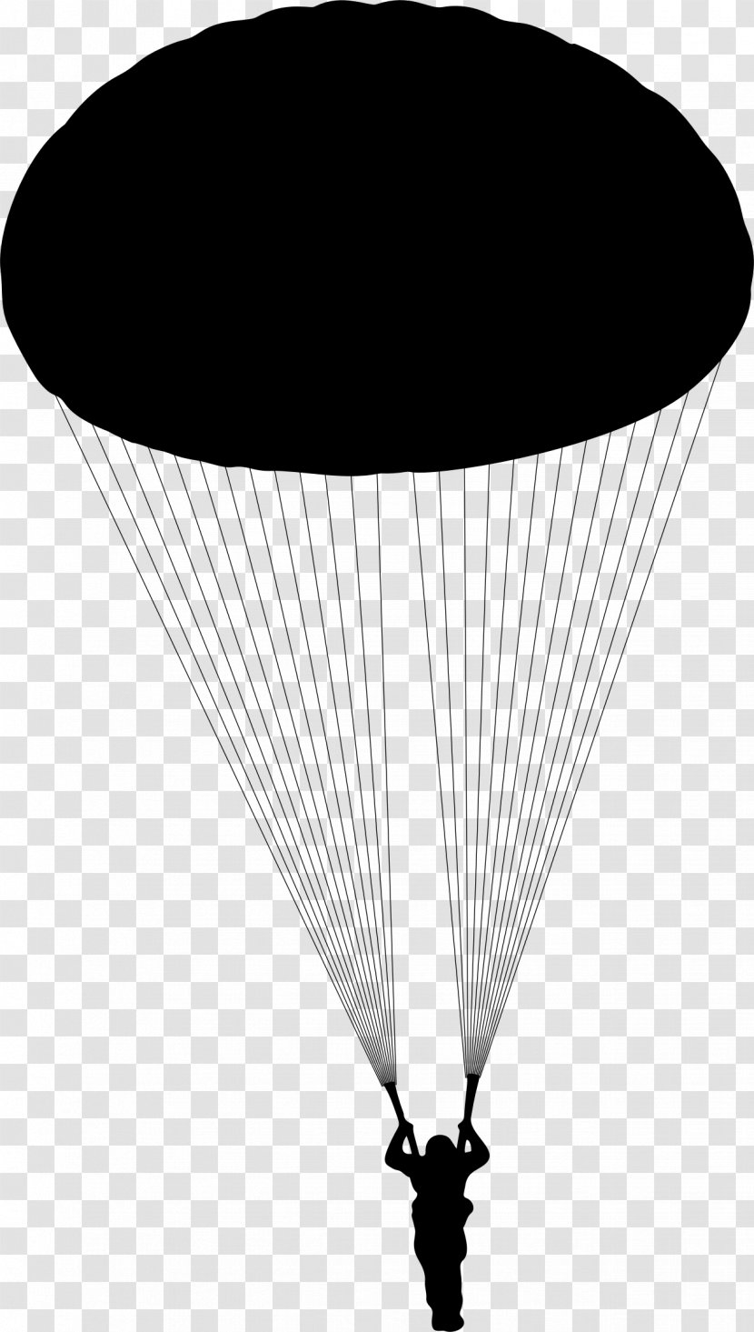 Parachute Silhouette Parachuting Clip Art Transparent PNG