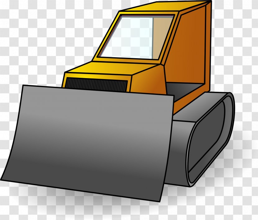 Bulldozer Architectural Engineering Heavy Equipment Clip Art - Motor Vehicle - Egore Transparent PNG