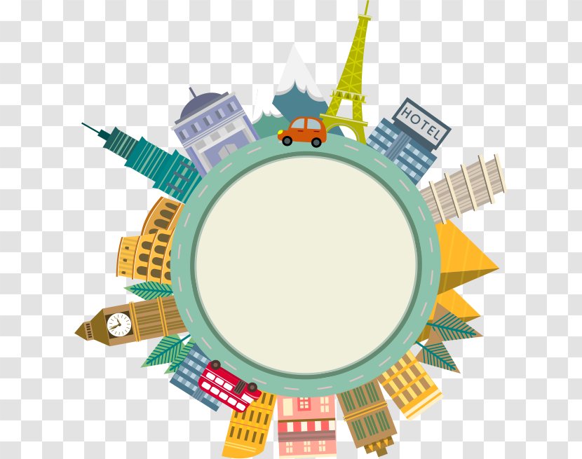 Tourism Travel - Photography - City Silhouette Transparent PNG