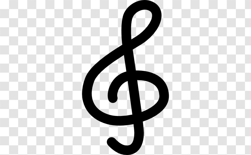 Clef Musical Note Treble - Cartoon Transparent PNG