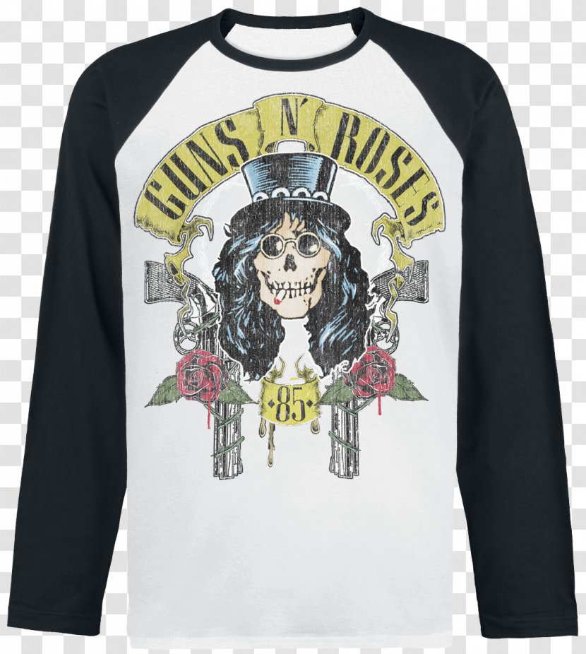 Long-sleeved T-shirt Merchandising Heavy Metal Guns N' Roses - Shirt Transparent PNG