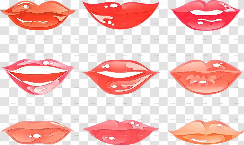 Lip Red Mouth Pink Eye Transparent PNG