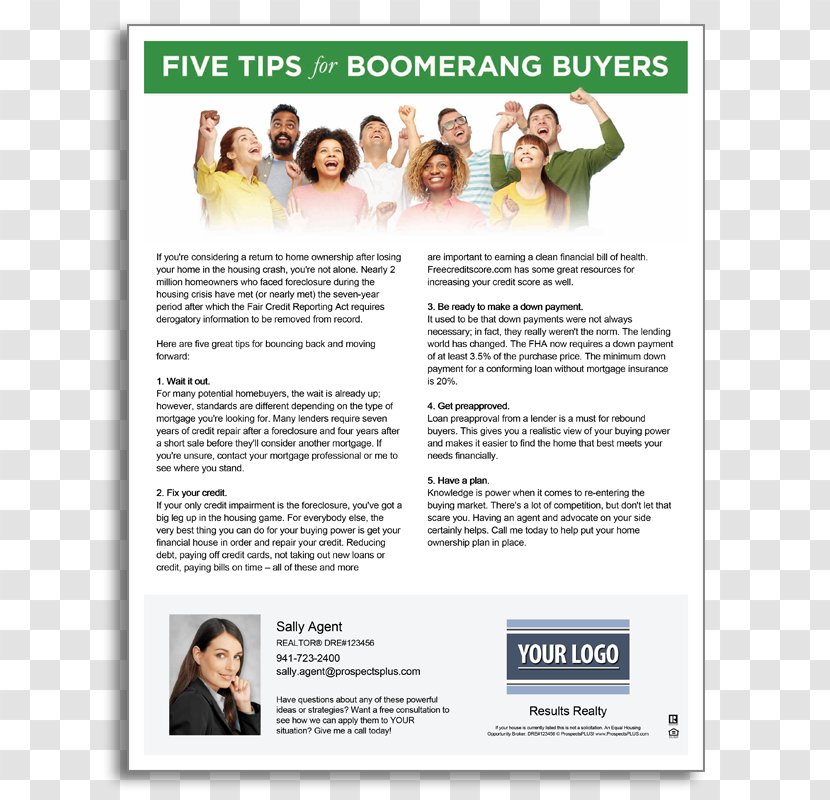 Advertising Report Flyer Review Brochure - Web Page - Credit Transparent PNG