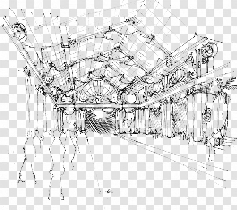 Horta Museum Drawing Architecture Sketch - Artwork Transparent PNG