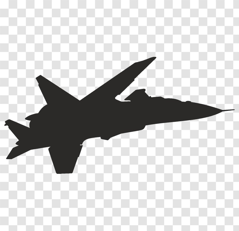 Lockheed Martin F-22 Raptor Airplane Sukhoi Su-47 Aviation Dogfight - Black And White Transparent PNG