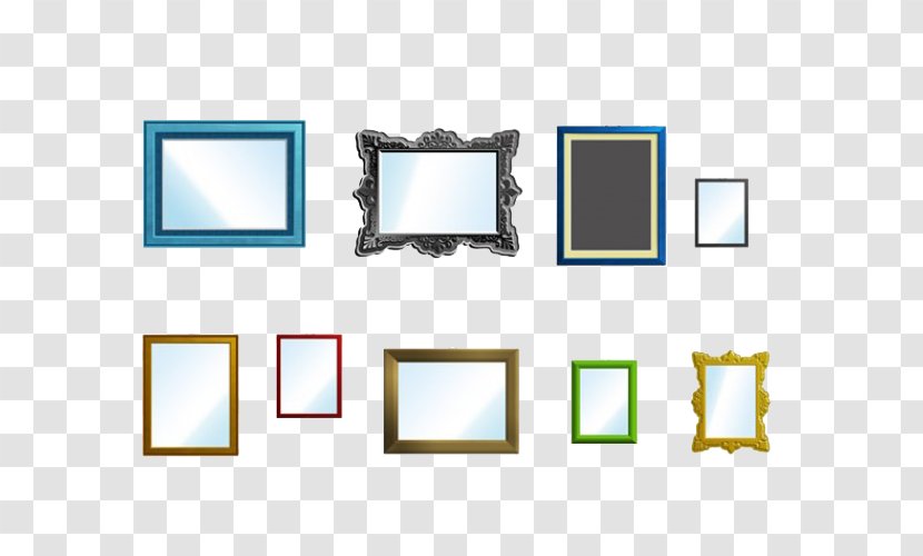Picture Frame - Photography - Nine Mirror Transparent PNG