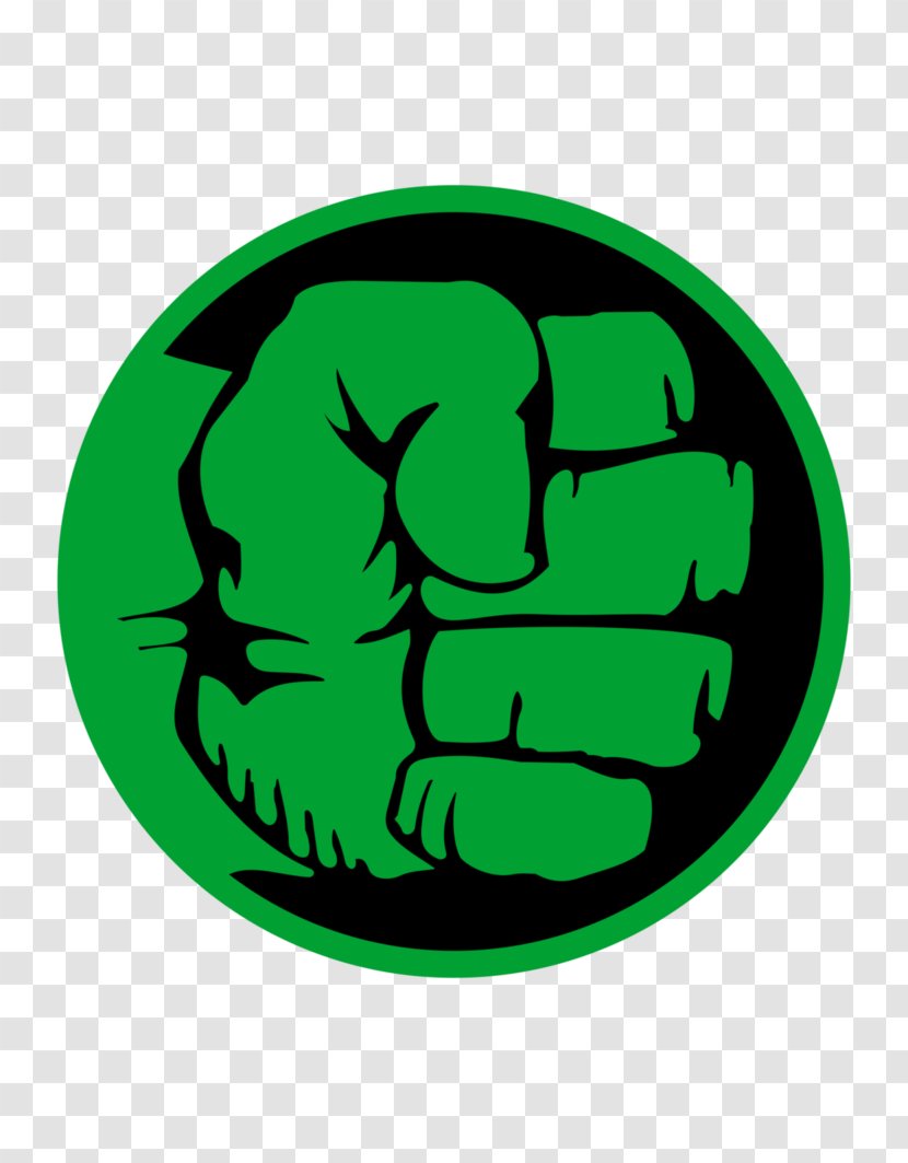 She-Hulk Iron Man Logo Superhero - Red Fist Transparent PNG