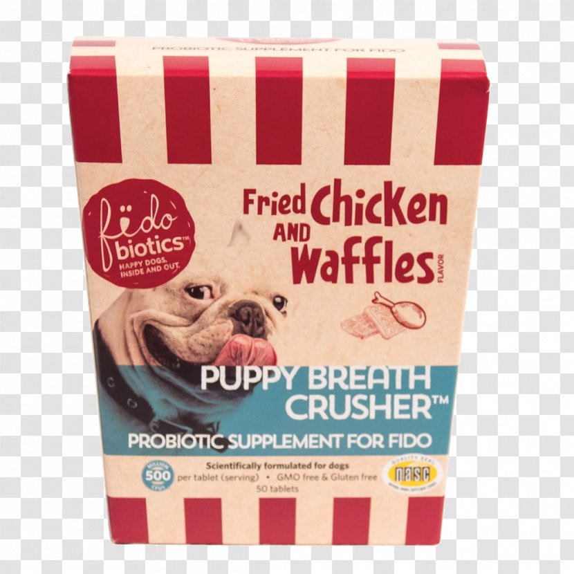 Dog Puppy Chicken And Waffles Cat Flavor - Fido Transparent PNG