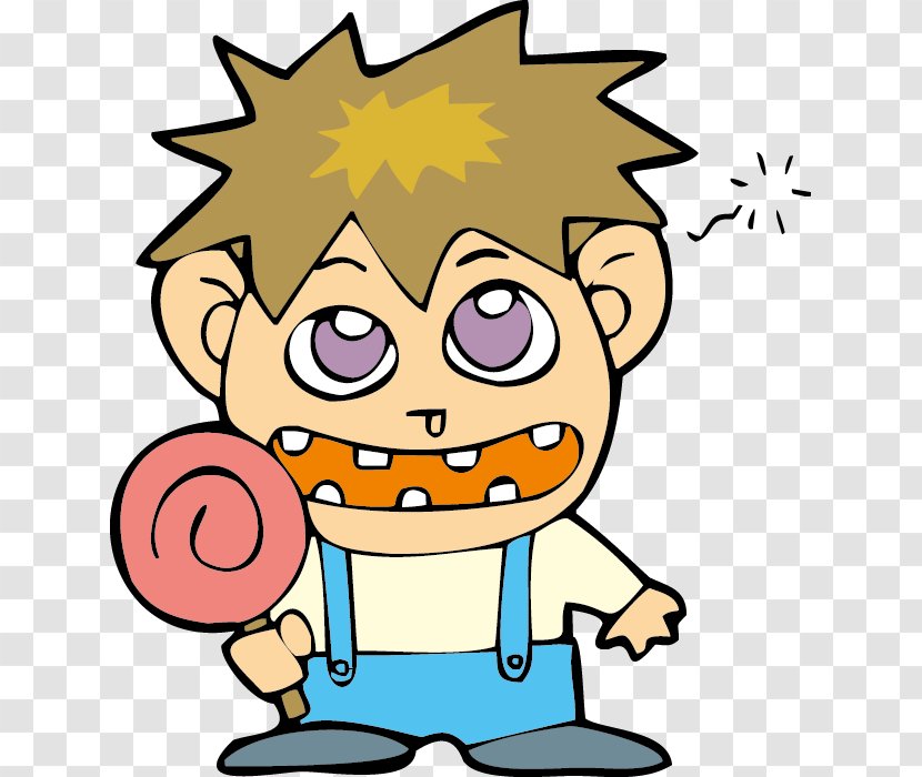 Child Clip Art - Smile - Cartoon Boy Lollipop Transparent PNG