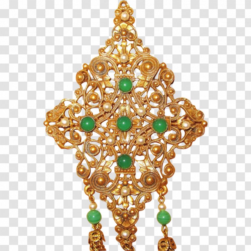 Jewellery Christmas Ornament Decoration Tree Emerald - Jewelry Design - Brooch Transparent PNG