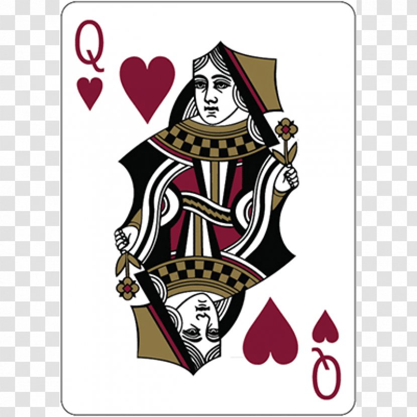 Queen Of Hearts Playing Card Game Suit - Fictional Character Transparent PNG