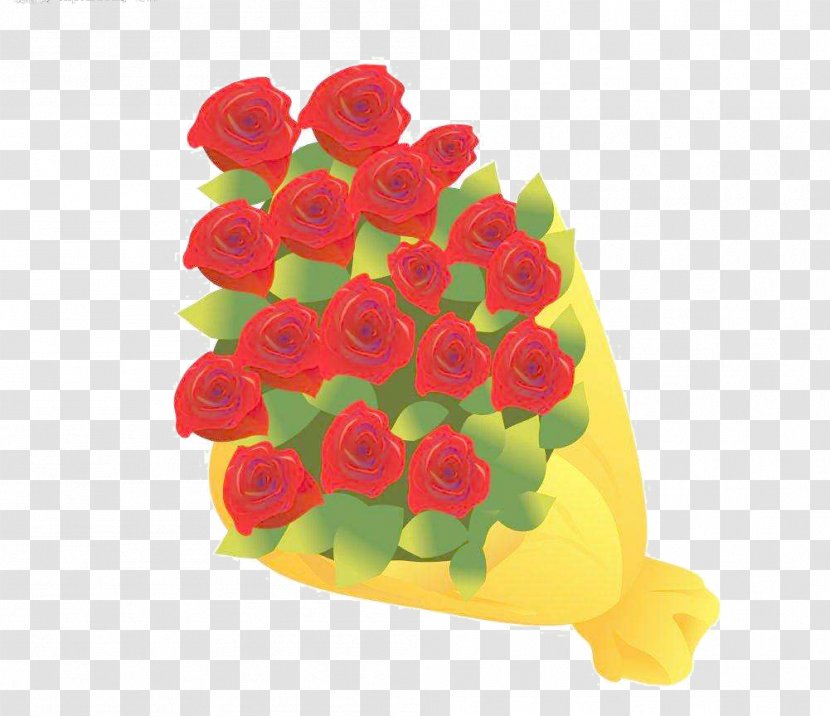 Garden Roses Beach Rose Flower - Bouquet - A Of Flowers Transparent PNG
