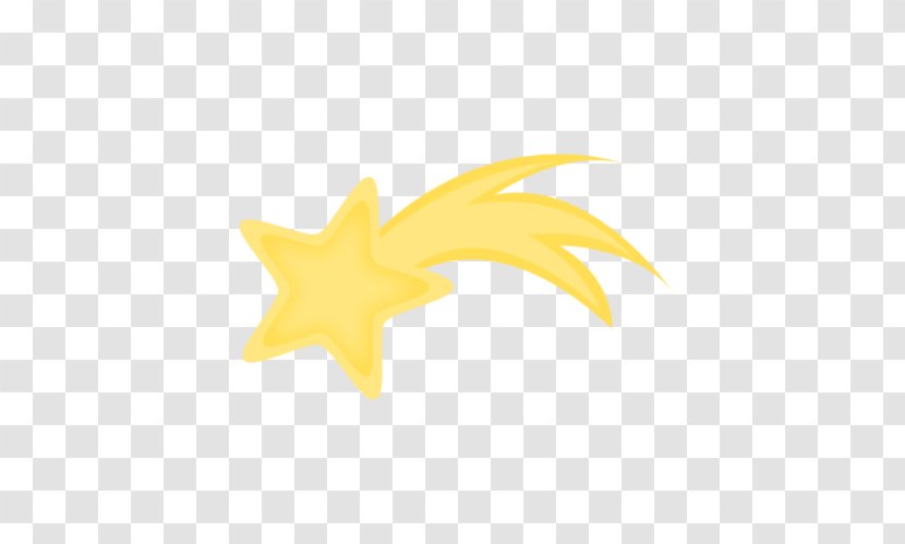 Yellow Star Wallpaper - Shooting Graphic Transparent PNG