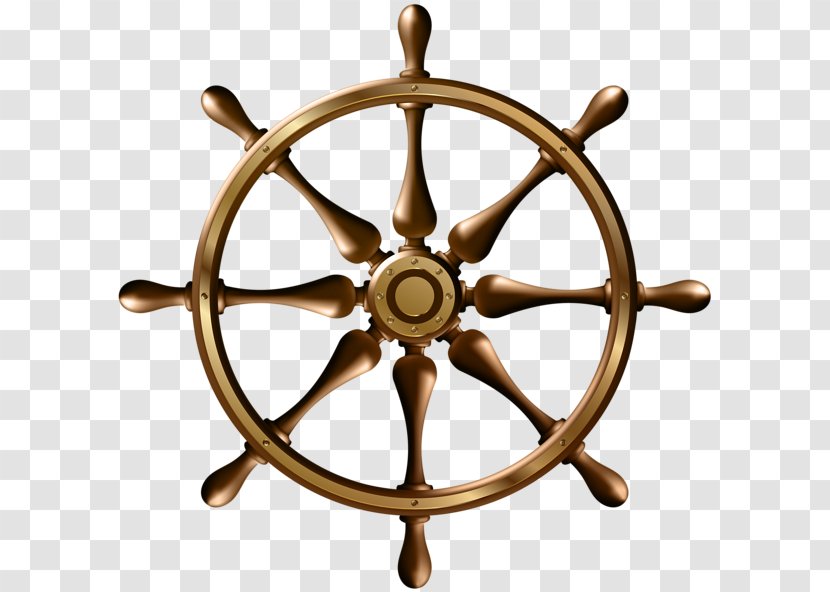 Ship's Wheel Rudder Helmsman - Royaltyfree - Ship Transparent PNG