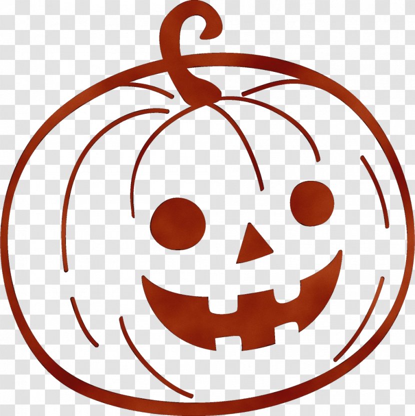 Orange - Smile - Symbol Calabaza Transparent PNG