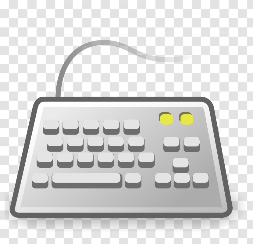 Computer Keyboard Mouse Input Clip Art - Image Scanner - Picture Of Key Board Transparent PNG
