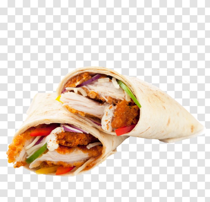 Korean Taco Fajita Wrap Shawarma Burrito - Dish - Chicken Transparent PNG