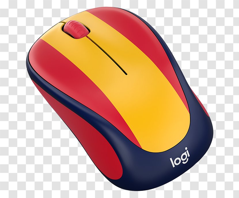 Computer Mouse Logitech Doodle Collection 910-005053 Wireless Spain - Yellow Transparent PNG