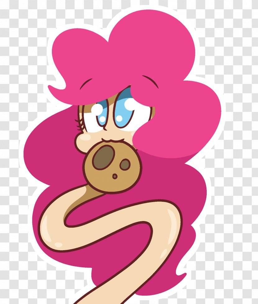 Illustration Mammal Clip Art Heart Pink M - M095 - Fictional Character Transparent PNG