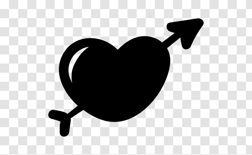 Heart - Autocad Dxf - Black And White Transparent PNG