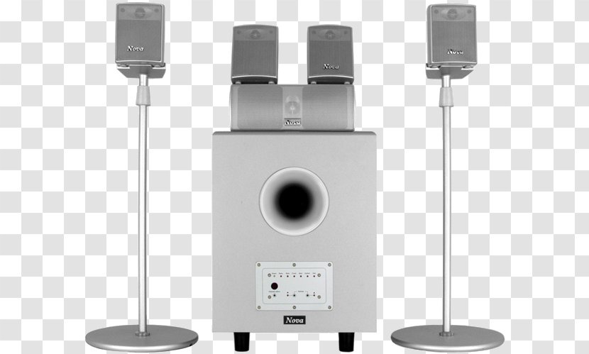 Audio 5.1 Surround Sound Loudspeaker - Electronics Accessory - 51 Transparent PNG