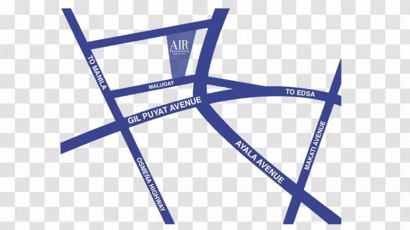 SMDC Air Residences Location Map Real Estate - Condominium - Jeepney Transparent PNG
